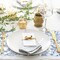 50 Pack Flower Bird Paper Place Mats Blue White Hydrangea Branches Disposable Placemat